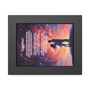 Praise 8 / Inspirational Wall Art Frame, Framed Paper Posters, Home Decor, Motivational Gift, Modern Artwork, Spiritual Affirmation