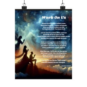 Praise 7 /  Inspirational Matte Poster, Motivational Wall Art, Home Decor, Faith Decor, Uplifting Quote, Gift for Spiritual Journey
