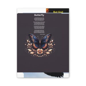 Butterfly Inspirational Canvas Art Print