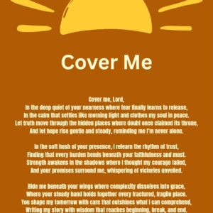 Cover Me / Inspirational Minky Blanket