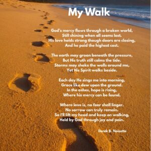 My Walk / Inspirational Acrylic Cup