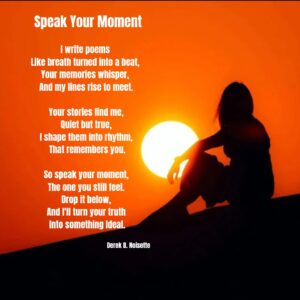 Speak Your Moment / Inspirational Minky Blanket