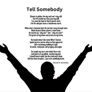 Tell Somebody / Inspirational Minky Blanket